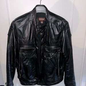 Mens Danier Leather Jacket size large (fits like a medium/ smaller large size)